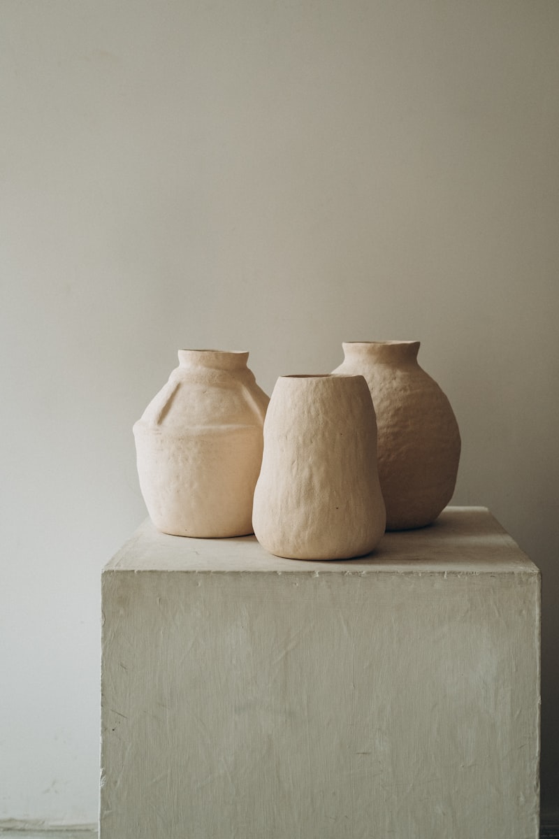 Handmade Ceramic Vase Set